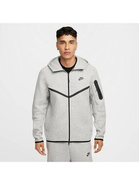 Nike Tech Fleece Gray Heather Men's Hoodie Jacket Sz 3XL HV0949-063